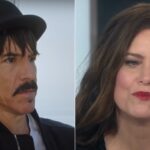 3-10-25 AN, Anthony Kiedis, Red Hot Chili Peppers, Actress Ione Skye, Collage