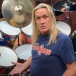 8-2-25 AN, Nicko McBrain, Iron Maiden Drummer, YT Screenshot, Cropped 3×2
