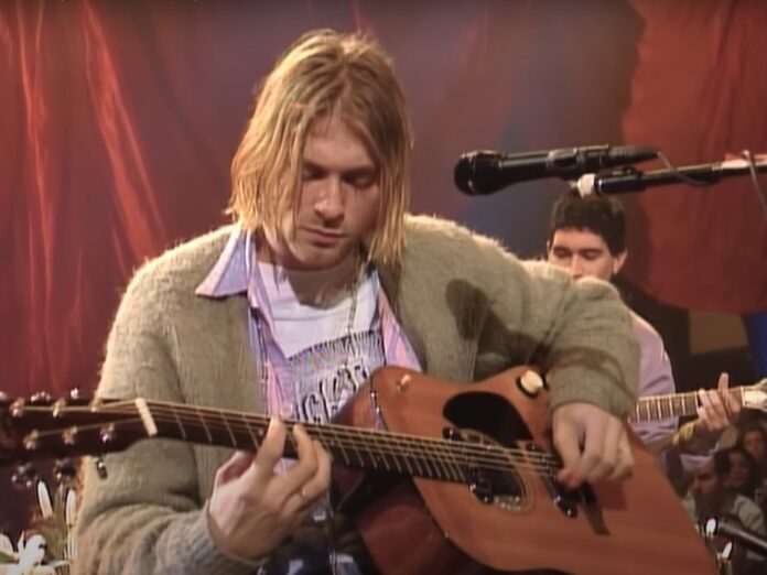 9-3-25 AN, Kurt Cobain, MTV Unplugged, YT Screenshot, Cropped 4x3