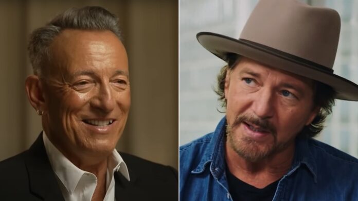 3-4-26 AN, Bruce Springsteen, Eddie Vedder, Collage