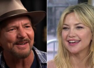 Kate Hudson Flatters Eddie Vedder With Remark