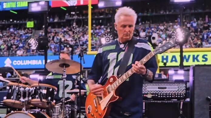 Mike McCready, Soundgarden, Seahawks, 9-9-26, YT Screenshot, Cropped 16x9